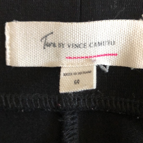 Like new, Black knit, ankle length pants, size M, Tiara by Vince Camuto - Picture 3 of 4